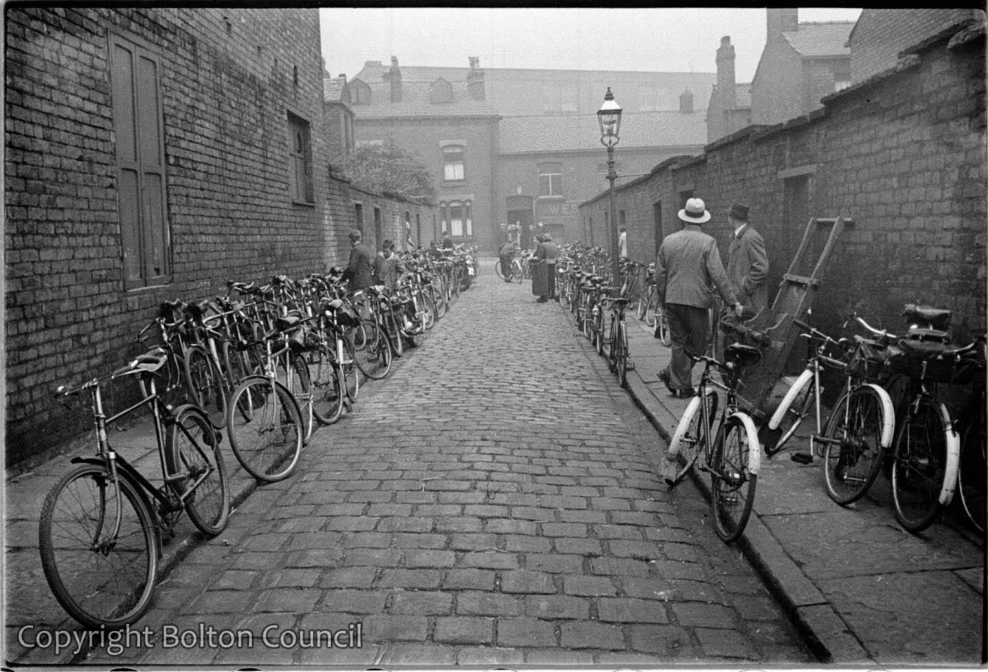 Bicycles outside the West Ward Labour Club.