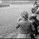 Children outside Polling Station
